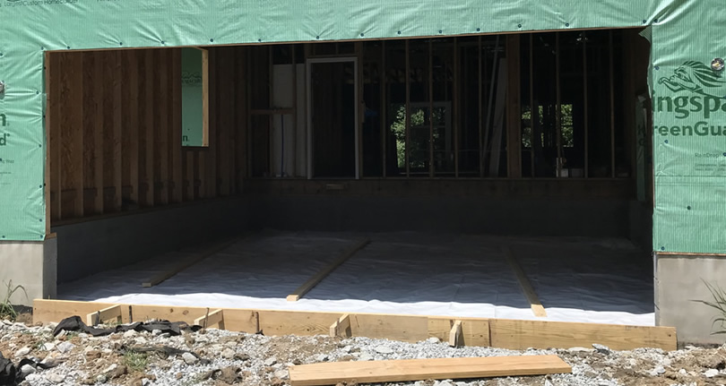 Preparing to Pour the Concrete Garage Floor - Project ... (810 x 431 Pixel)